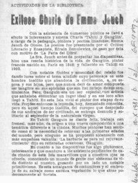 Exitosa charla de Emma Jauch.