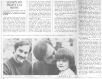 Un poeta que espanta a la muerte