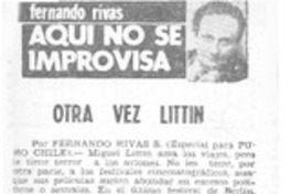 Otra vez Littin