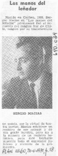 Las Manos del leñador.