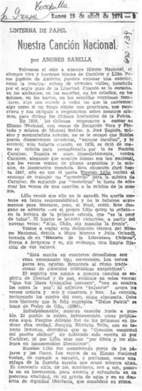 Nuestra canción nacional