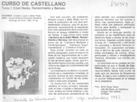 Curso de castellano