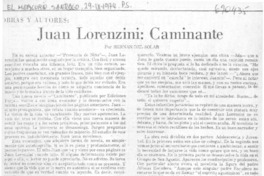 Juan Lorenzini: caminante