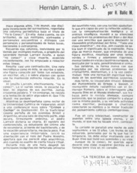 Hernán Larraín, S. J.
