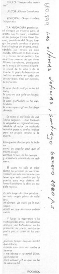 La verdadera poesía