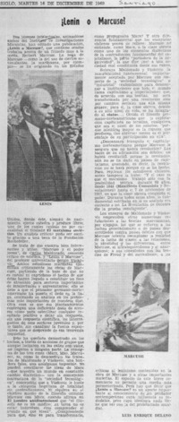 ¿Lenin o Marcuse?
