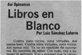 Libro en blanco