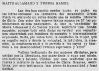 Maité Allamand y Teresa Hamel