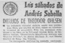 Dibujos e Theodor Ohlsen