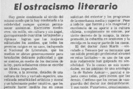 El ostracismo literario