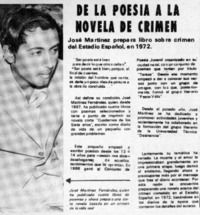 De la poesía a la novela de crimen.