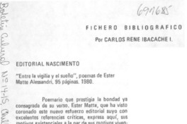 Entre la vigilia y el sueño