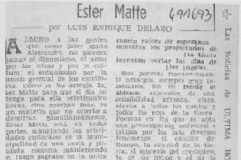 Ester Matte