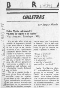 Entre la vigilia y el sueño