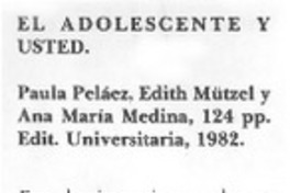 El adolescente y usted
