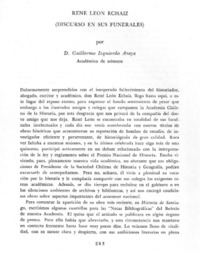 René León Echaiz (discurso en sus funerales)