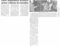 Autor magallánico presentó primer volumen de comedias.
