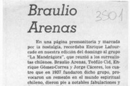 Braulio Arenas  [artículo].
