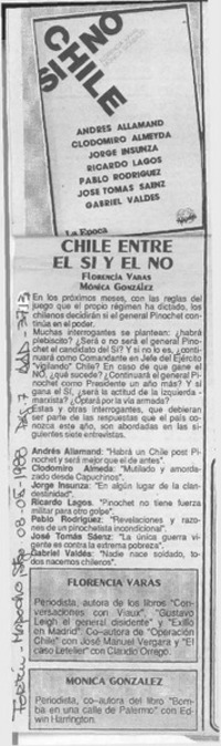 Los Libros del domingo  [artículo].