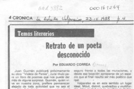 Retrato de un poeta desconocido