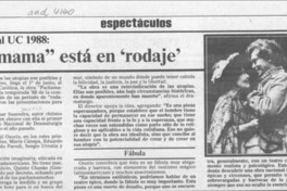 "Pachamama" está en rodaje