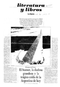 El humor, la dudosa grandeza y la trágica caída de la Argentina de hoy