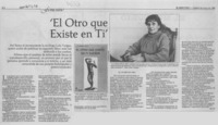 "El otro que existe en ti"