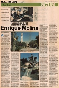 Hurgando en el rico anecdotario de don Enrique Molina