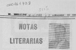 Notas literarias
