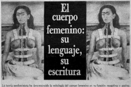 El cuerpo femenino, su lenguaje, su escritura