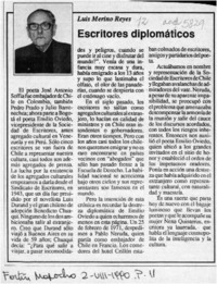 Escritores diplomáticos