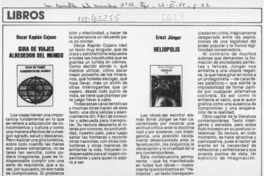 Guía de viajes alrededor del mundo  [artículo] H. V. M.