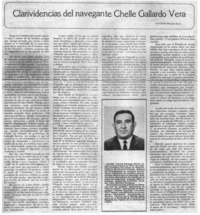 Clarividencias del navegante Chelle Gallardo Vera