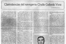 Clarividencias del navegante Chelle Gallardo Vera