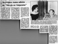 Se prepara nueva edición de "Neruda en Valparaíso"  [artículo].