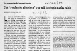 Una "revolución silenciosa" que está haciendo mucho ruido  [artículo] Sergio Silva.