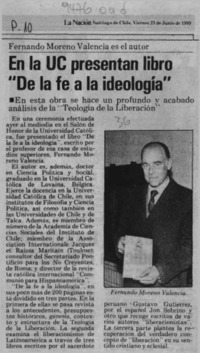 En la UC presentan libro "De la fe a la ideología"  [artículo].