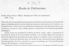 Carlos Araya Araya, "Música"