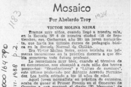 Mosaico  [artículo] Abelardo Troy.