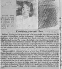 Escritora presentó libro