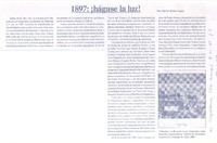 1897: ¡hágase la luz!