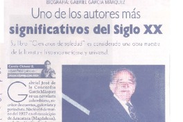 Uno de los autores más significativos del siglo 20