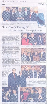 "El Canto de los siglos"