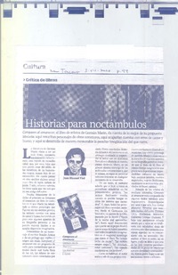 Historias para noctámbulos