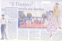 "Il postino" revela sus diseños