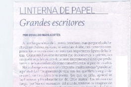 Grandes escritores