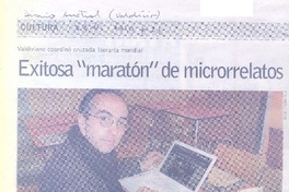 Exitosa "maratón" de microrrelatos