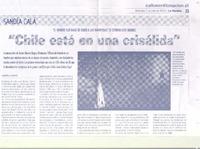"Chile está en una crisálida"