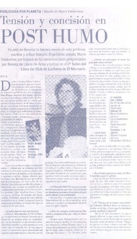 Tensión y concisión en Post humo