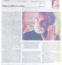 Nadie es profeta en su tierra